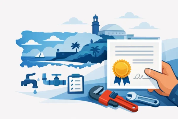 Quién emite certificación de plomería en Puerto Rico