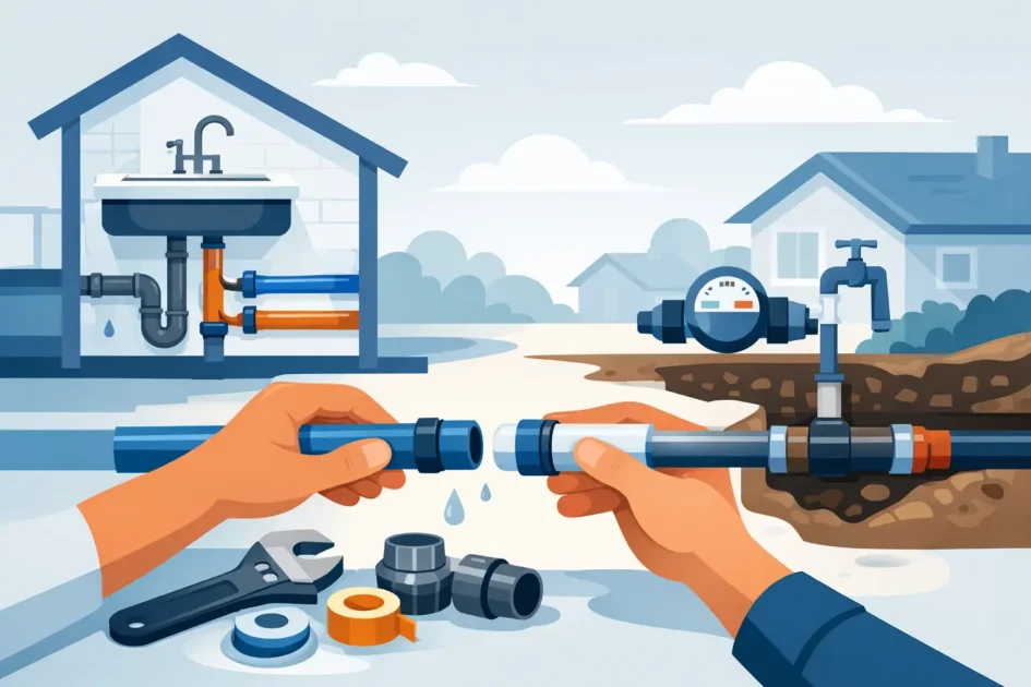Guía para reemplazo de líneas de agua en casa