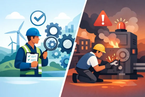 Inspección preventiva vs reparación urgente