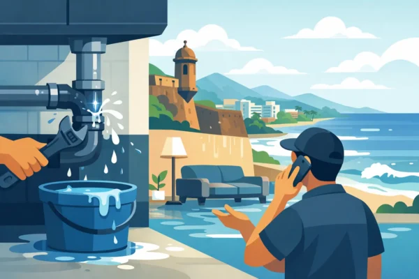 Cómo actuar ante fugas de agua en Puerto Rico