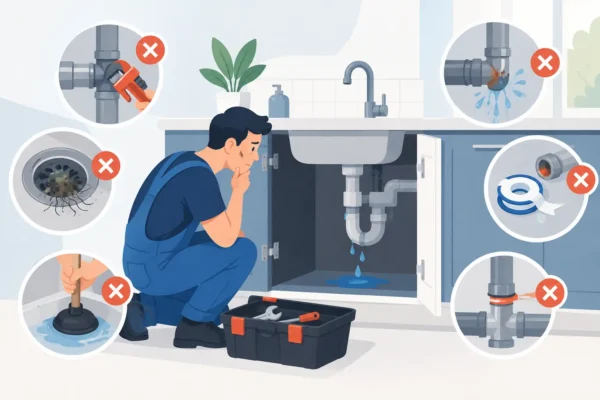 7 errores comunes en plomería doméstica